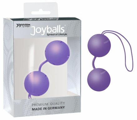 Фиолетовые вагинальные шарики Joyballs Trend 