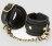 Черные наручники Bound to You Faux Leather Wrist Cuffs 