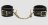 Черные наручники Bound to You Faux Leather Wrist Cuffs 