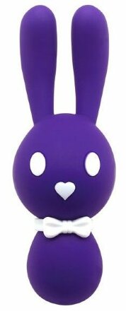 Фиолетовый вибростимулятор-зайчик Dorcel - 16 см. 