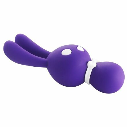 Фиолетовый вибростимулятор-зайчик Dorcel - 16 см. 