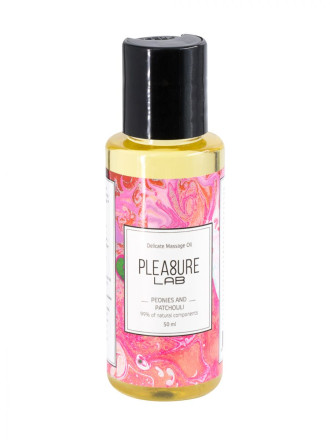 Массажное масло Pleasure Lab Delicate с ароматом пиона и пачули - 50 мл. 