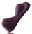 Фиолетовый вибратор Ruby Glow - 20 см. 