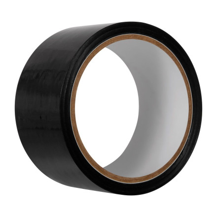 Черная лента для бондажа Black Bondage Tape - 20 м. 