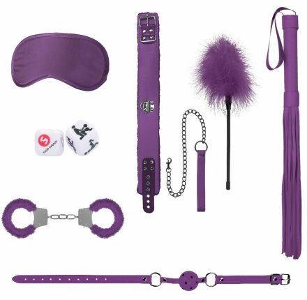 Фиолетовый игровой набор Introductory Bondage Kit №6 