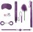 Фиолетовый игровой набор Introductory Bondage Kit №6 