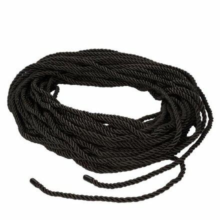 Черная веревка для шибари BDSM Rope - 30 м. 