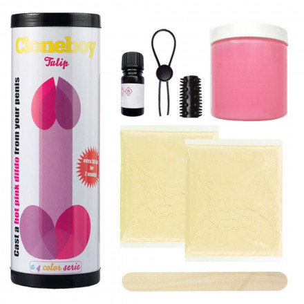 Набор для создания слепка пениса Cloneboy Tulip Hot Pink 