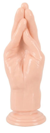 Телесный массажер-рука для фистинга Hand Dildo - 21 см. 