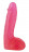 Розовый фаллоимитатор XSKIN 7 PVC DONG - 18 см. 