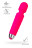 Розовый жезловый вибратор Peony - 20,5 см. 