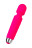 Розовый жезловый вибратор Peony - 20,5 см. 
