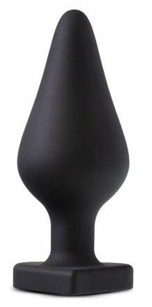 Черная анальная пробка с основанием-сердечком Fuck Me Butt Plug - 7,5 см. 
