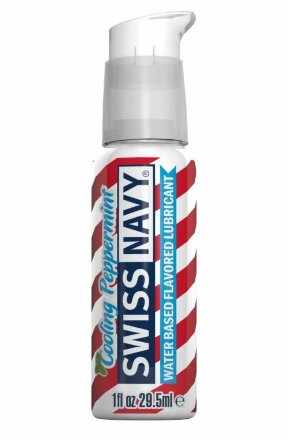 Лубрикант Swiss Navy Cooling Pepermint Lube с ароматом мяты - 29,5 мл. 