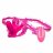 Розовая вибробабочка на ремешках Silicone Remote Venus Penis 