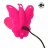 Розовая вибробабочка на ремешках Silicone Remote Venus Penis 