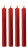 Набор из 4 красных восковых свечей Teasing Wax Candles Large 