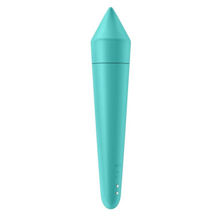 Бирюзовый мини-вибратор Ultra Power Bullet 8 