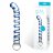 Изогнутый стеклянный фаллос G-Spot Glass Dildo - 17 см. 