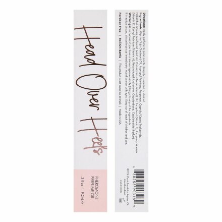 Парфюмерное масло с феромонами Head Over Heels с фруктово-цветочным ароматом - 9,2 мл. 
