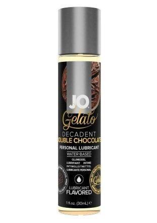 Лубрикант с ароматом шоколада JO GELATO DECADENT DOUBLE CHOCOLATE - 30 мл. 