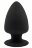 Черная анальная пробка PREMIUM SILICONE PLUG L - 13 см.  