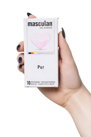 Супертонкие презервативы Masculan Pur - 10 шт. 