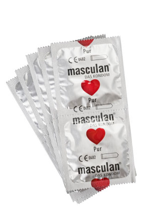 Супертонкие презервативы Masculan Pur - 10 шт. 