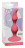 Розовая анальная пробка Curved Anal Plug Pink - 12,5 см. 