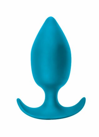 Бирюзовая анальная пробка Insatiable - 10,5 см. 