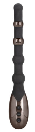 Черный анальный электростимулятор Volt Electro-Beads - 23,5 см. 