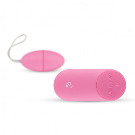 Розовое виброяйцо Vibrating Egg с пультом ДУ 