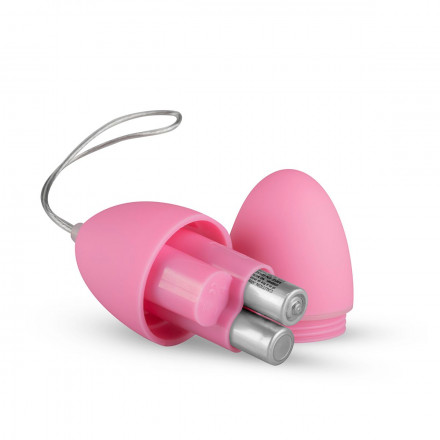 Розовое виброяйцо Vibrating Egg с пультом ДУ 