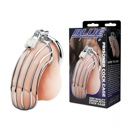 Металлическая клетка Prisoner Cock Сage с замком 