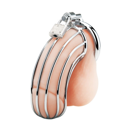 Металлическая клетка Prisoner Cock Сage с замком 