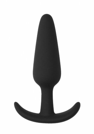 Черная анальная пробка для ношения Slim Butt Plug - 8,3 см. 