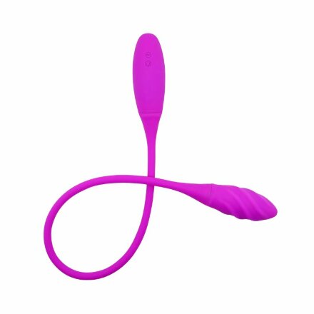 Двусторонний вибромассажер на гибком стержне Snaky Vibe - 60 см. 