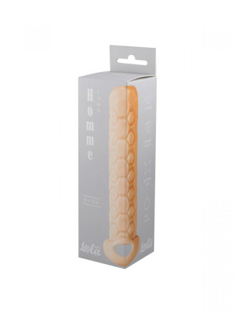 Телесный фаллоудлинитель Homme Long - 15,5 см. 