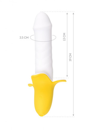 Пульсатор в форме банана B-nana - 19 см. 