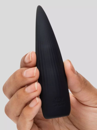 Черная вибропуля Sensation Rechargeable Flickering Tongue Vibrator 