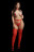 Пикантный комплект Jingle Glitter Nipple Stickers and Stockings: чулки и пэстисы 