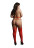 Пикантный комплект Jingle Glitter Nipple Stickers and Stockings: чулки и пэстисы 