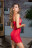 Сорочка Lady in red с кружевным лифом 