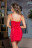 Сорочка Lady in red с кружевным лифом 