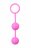 Розовые вагинальные шарики с ребрышками Roze Love Balls 