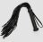 Черный кожаный флоггер Bound to You Faux Leather Flogger - 63,5 см. 