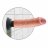 Вибромассажер на присоске 8&quot; Vibrating Cock - 21,6 см. 