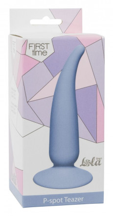 Голубая анальная пробка P-spot Teazer Blue - 12,2 см. 