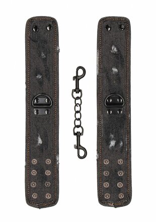 Черные джинсовые наножники Roughend Denim Style 