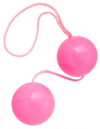 Розовые вагинальные шарики BI-BALLS 